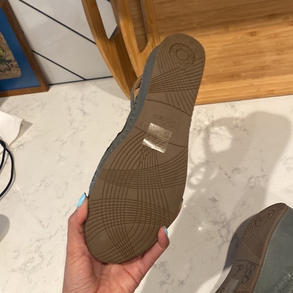 BIZA ISADORA denim soft leather upper comfortable vacation summer beach - Picture 7 of 7